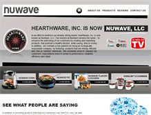 Tablet Screenshot of hearthware.com